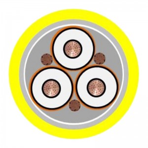 Gepanzerte Leistung, 5 kV 133% / 8 kV 100%, geschirmt, 3 / C-VFD-Kabel