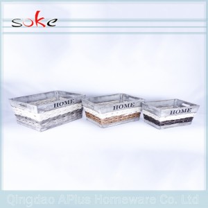 Geflochtene Aufbewahrungsbox aus PE-Rattan