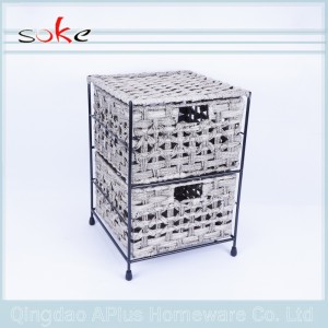 Handgefertigter gewebter Aufbewahrungsbehälter aus PE-Rattan