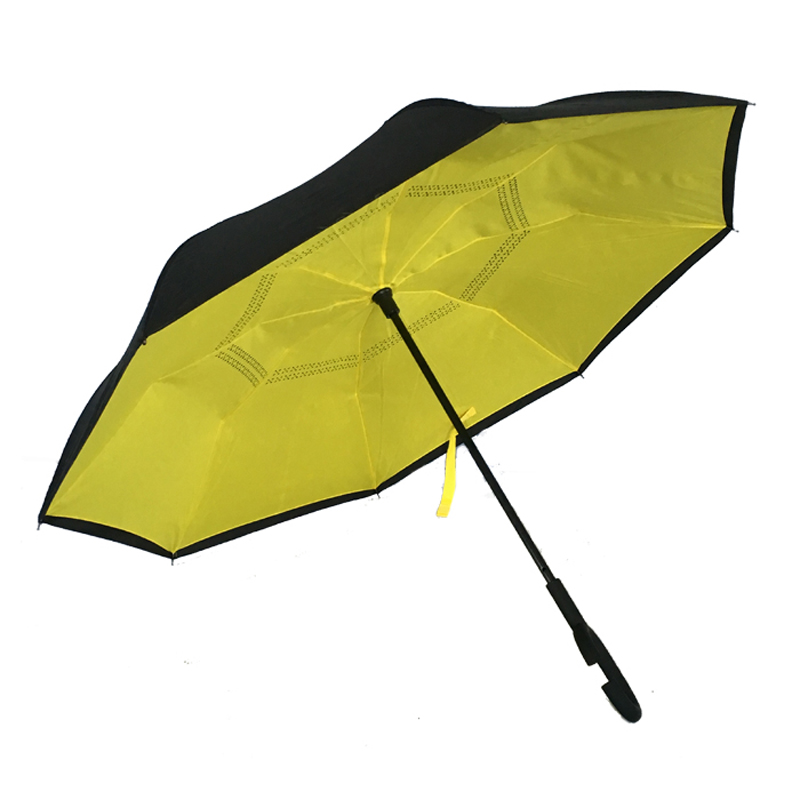 New Fashion Windproof auf den Kopf stehender Regenschirm
