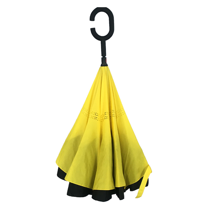 New Fashion Windproof auf den Kopf stehender Regenschirm
