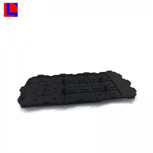 kundenspezifische Silikonformgummitastaturformwerkzeugausstattung für Tastatur