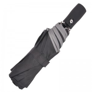 Vollautomatischer schwarzer Business-Windproof-Sonnenschirm für Benz