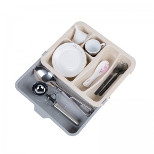 Kunststoff Küche erweiterbar Besteck Besteck Utensil Schublade Organizer Trays