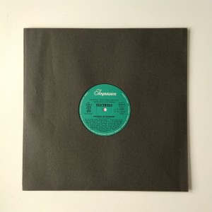 33 U / min Black Paper Vinyl Schallplatten-Aufbewahrungshülle Schutzhüllen