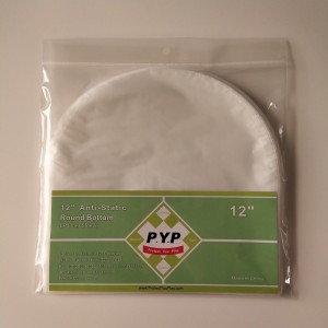 12 Antistatische LP-Innenhülle mit rundem Boden