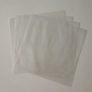 33RPM Premium-Schutzhülle aus flacher Polyvinyl-Schallplatte