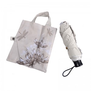 Regenschirm mit Aufdruck 3-fach Regenschirm mit Silberbeschichtung