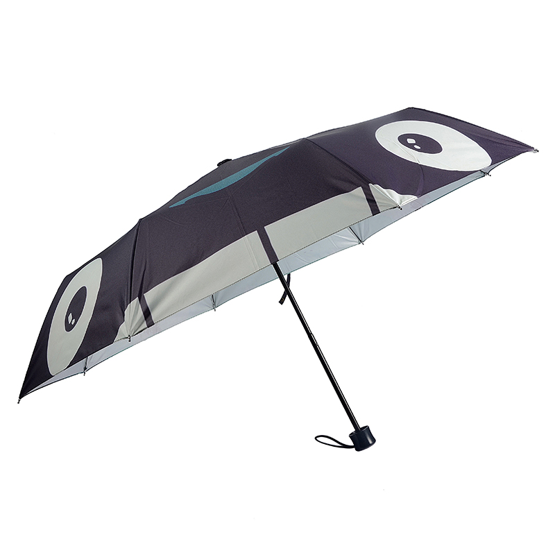 Einkaufstasche mit digitalem Druck und individuellem 3-fach Regenschirm