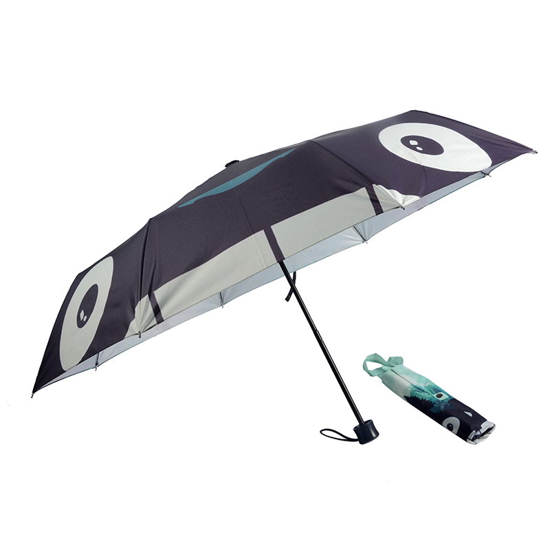 Einkaufstasche mit digitalem Druck und individuellem 3-fach Regenschirm