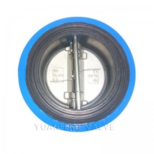 Wafer-Rückschlagventil mit zwei Platten