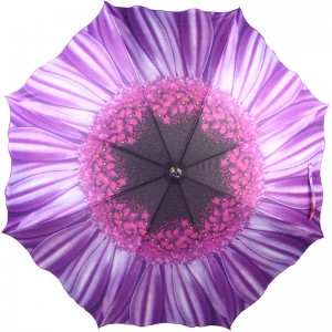 Mode Sonnenschirm Auto Open Kompakter Außenregenschirm mit Logo