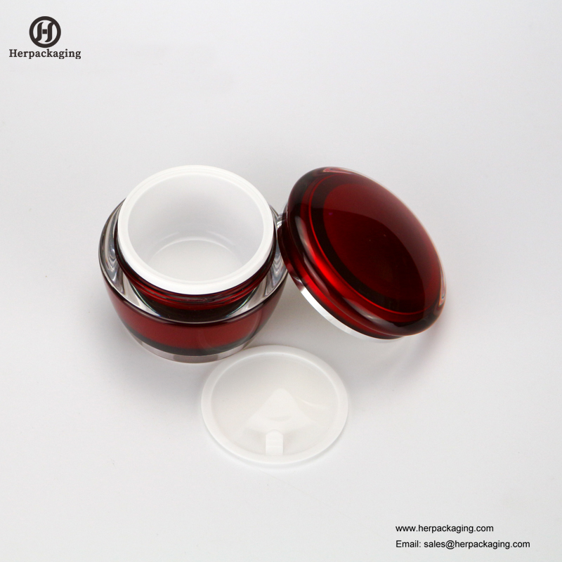 HXL224 Runder leerer Kosmetikbehälter Doppelwandbehälter-Behälter für die Hautpflege