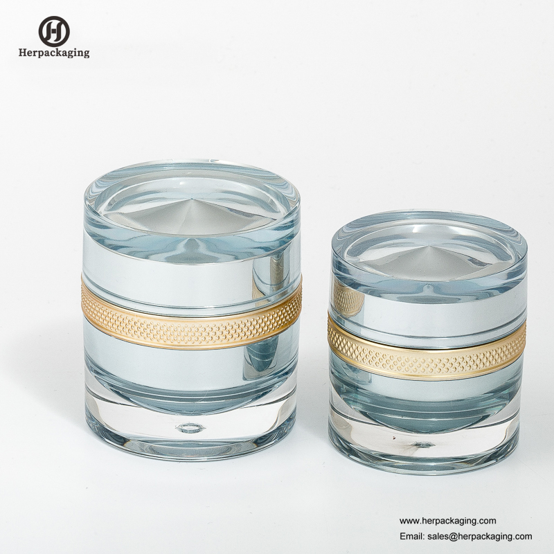 HXL235 Runder leerer Kosmetikbehälter Doppelwandbehälter-Behälter für die Hautpflege