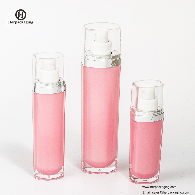 HXL319 Leere luftlose Acrylcreme und Lotion Flasche Kosmetikbehälter für die Hautpflege