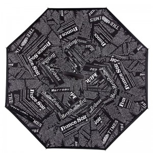 Autonomer Gang des Regen-2019 umgekehrter Blumen-umgekehrter Regenschirm