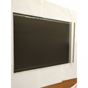 Kundenspezifischer schwarzer Kunststoff-Logo-Druckschieber Bubblebag-Reißverschluss