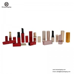 HCL401 Leeres Lippenstiftetui Lippenstiftbehälter Lippenstift-Make-up-Verpackung mit cleverem Magnetclip-Deckel