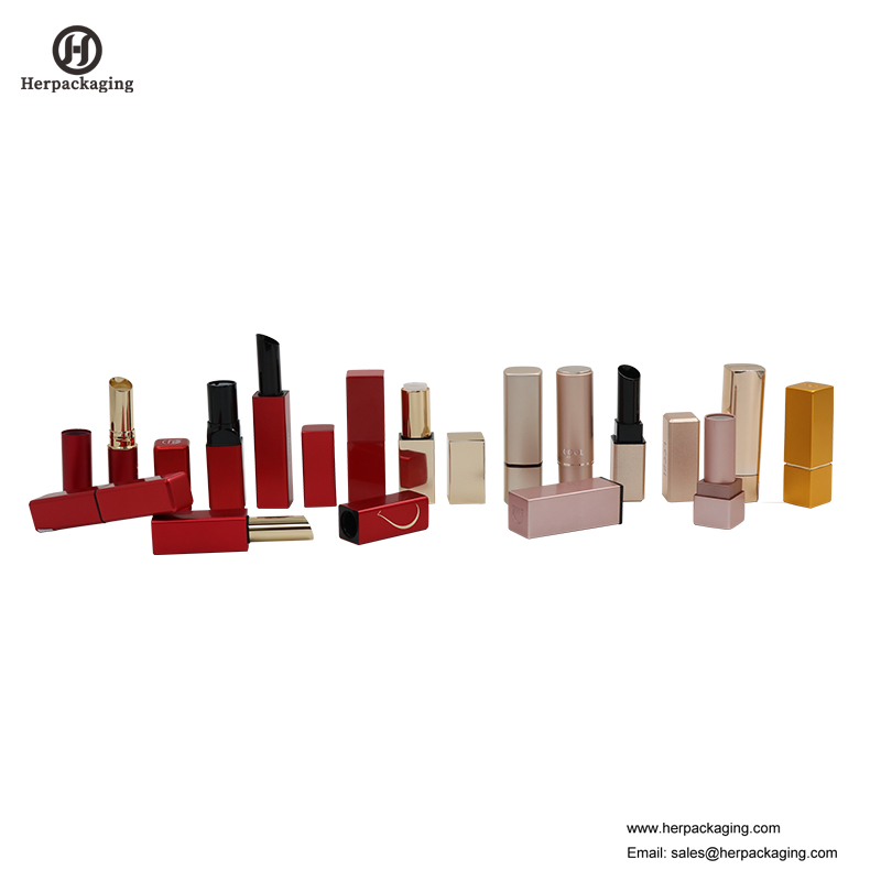 HCL411 Leeres Lippenstiftetui Lippenstiftbehälter Lippenstift-Make-up-Verpackung mit cleverem Magnetclip-Deckel Lippenstifthalter