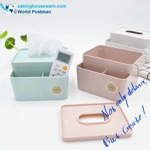 Multinationale Schreibtisch-Tissue-Box