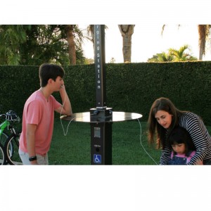 Solarstrom-Handy-Ladestation Kundenspezifischer Entwurf Willkommen