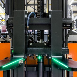 Hochwertiges Laser-Führungssystem für den Stapler