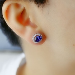 925 Silber Ohr Nägel Mode Zirkon Ohr Nägel hochwertige Frauen Ohr Nägel