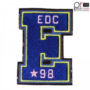 Latest Letter EDC Embroidered Patch Hohe Qualität