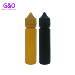 60ml schwarze braune Flasche eliquid vape eliquid Flasche mollige Flaschen Gorilla-Flaschen Einhornbehälter Rauchöl Nachfülltropfflasche