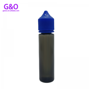 v3 1oz 2oz schwarz gefärbte klare tropfflasche rauchölflasche 60ml e flüssigkeitsflasche 60ml ejuice vape mollig gorilla einhornflaschen
