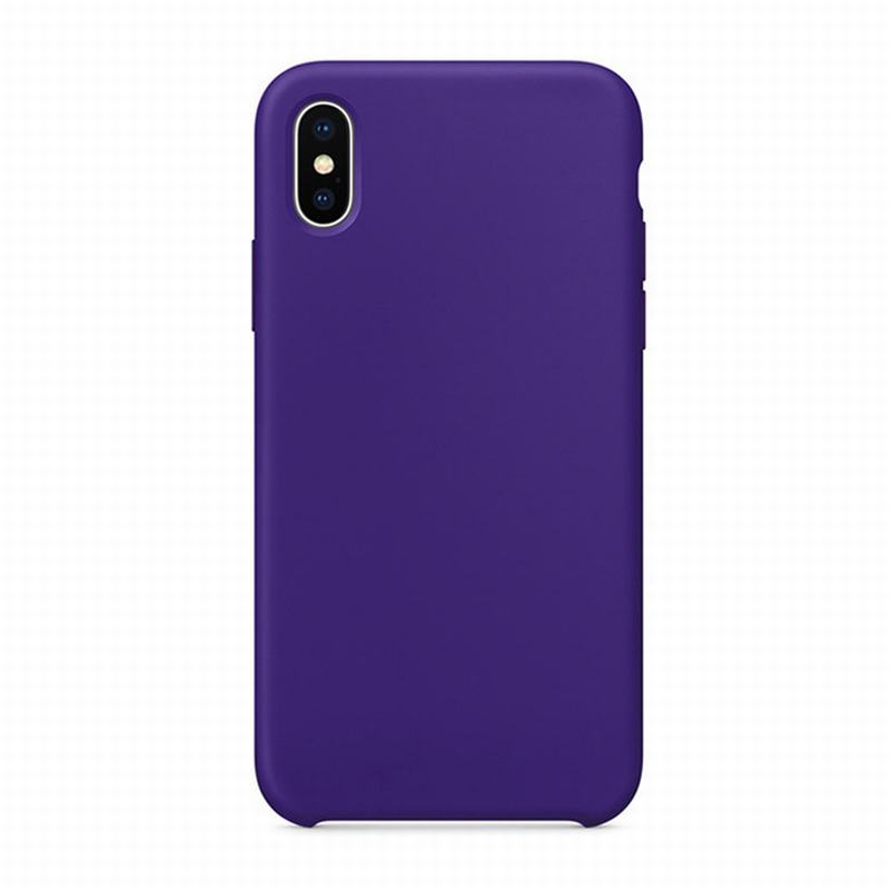 Arbeiten Sie Luxuxmicrofiber flüssigen Silikon-Telefonabdeckungs-Mobiltelefonkasten für iphone xr xs maximales x 8 7 7Plus 8plus um