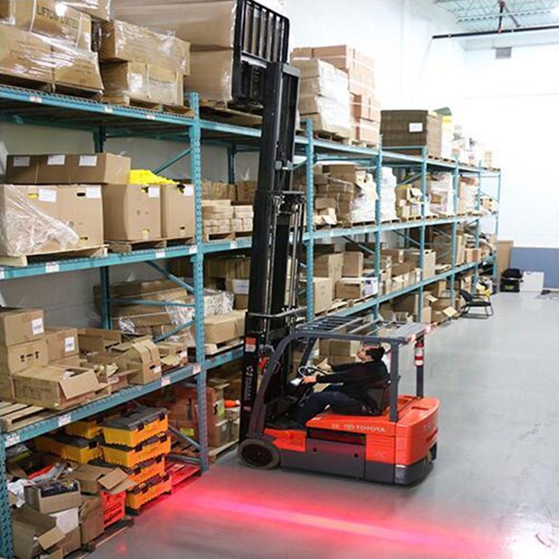 Rotes Zonenlicht des 1500 Lumen-Gabelstapler-LED für Lager