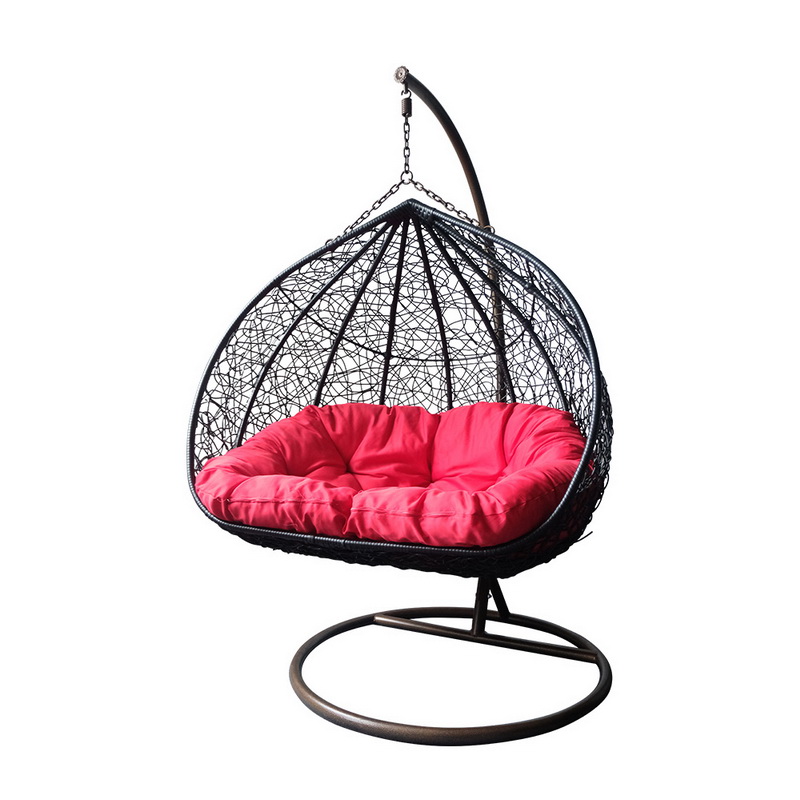 3-Sitzer Garden Swing Design aus Metall im Freien