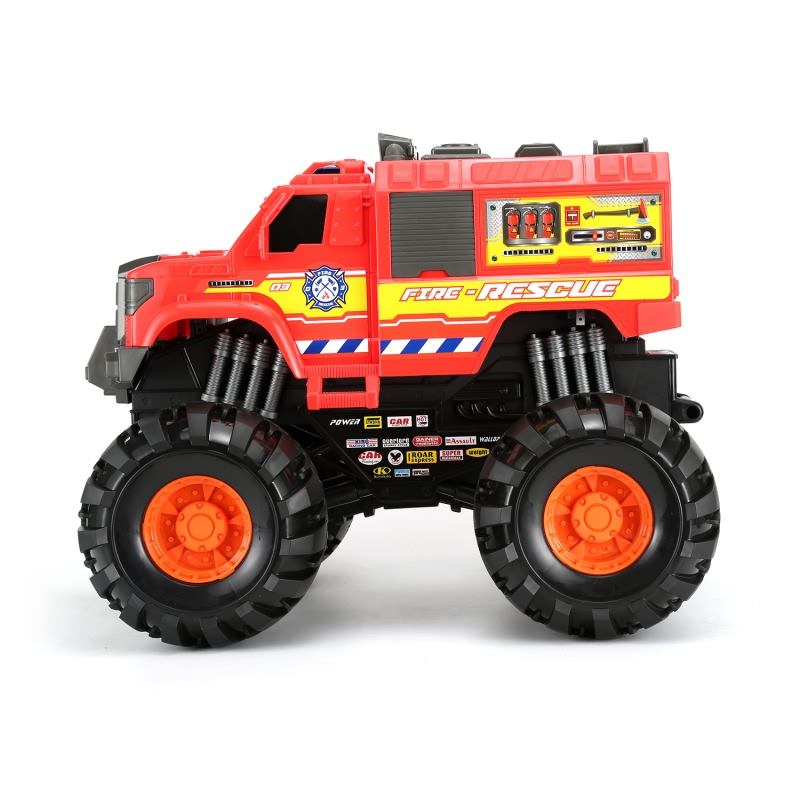 Feuerwehrauto - großes Fußmonster