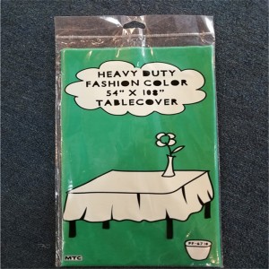 Wegwerfplastik-Restauranttischdecke rund / rechteckig Holiday Gifts-Tischdecken