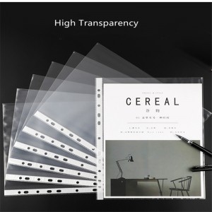 3-Loch- \u0026 11-Loch-Taschen mit durchsichtigem Schutzblech