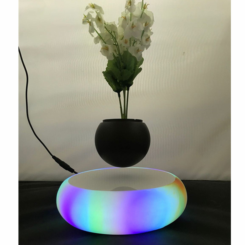 LED-Licht keramische magnetische schwimmende schwebende ir Bonsai-Pflanze vergossen PA-0719