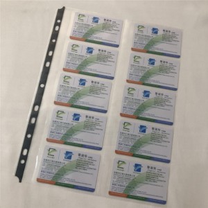 Hochtransparenz Visitenkarte Beschützer Seiten