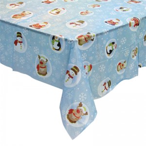 Außenunterlage PEVA Grid Blau und Rot Rolltyp Kunststoff Tischdecke Tischdecke