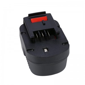 Für Akkubatterien Black \u0026 Decker A1712, A12, A12EX, FSB12, FSB120B, FSB120BX, BD-1204L, B-8315, BPT1047 mit 12 V und 2000 mAh und Ni-Cd-Akkus