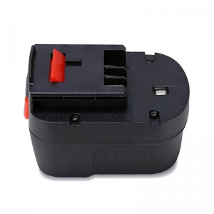 Für Akkubatterien Black \u0026 Decker A1712, A12, A12EX, FSB12, FSB120B, FSB120BX, BD-1204L, B-8315, BPT1047 mit 12 V und 2000 mAh und Ni-Cd-Akkus