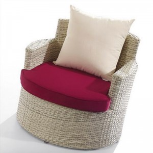 Kleine 2-Sitzer-Eck-Rattan-Gartensofa-Set