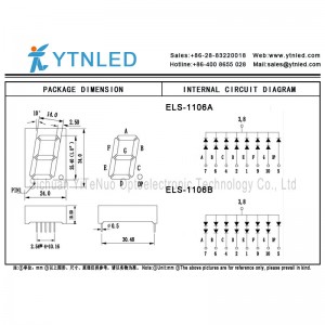 1 Zoll rote 1-stellige 7-Segment-LED-Anzeige, digitale Röhre
