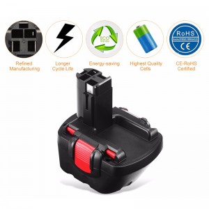 Gute Qualität Ni-Mh 14.4V 2000mAh Akku für Bosch BAT038