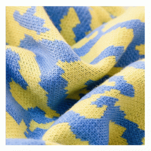 Plus Size Long Body Angora Wolle Welle Jacquard dicke warme Strickpullover Kleid