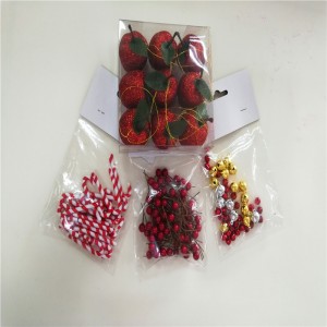 Weihnachtszubehör Rote Spazierstock-Dekoration für Partei