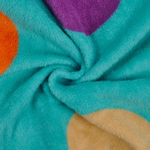 Erwachsene gedruckte Vlies-Pyjama-Frauen-Robe