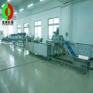 Saint Nutcracker Reinigung und Lufttrocknung Sortieranlage