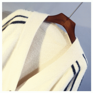 2019 neueste lose Nachahmung Nerz Streifen Jacquard Damen Strickjacke