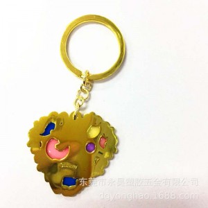 P063 Herz Schlüsselanhänger Gelee Farbe